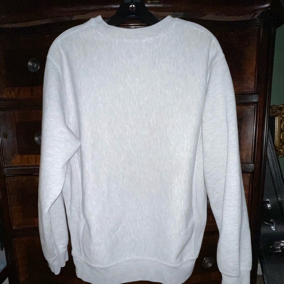 Medium Independent Trading Company Heather Grey HEAVYWEIGHT CROSS-GRAIN CREW - Picture 5 of 9